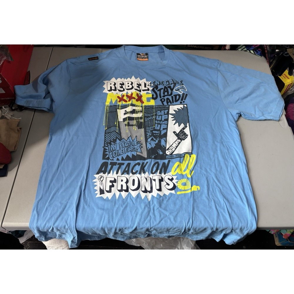 Vtg Y2K Akademiks Stay Paid T Shirt 3XL